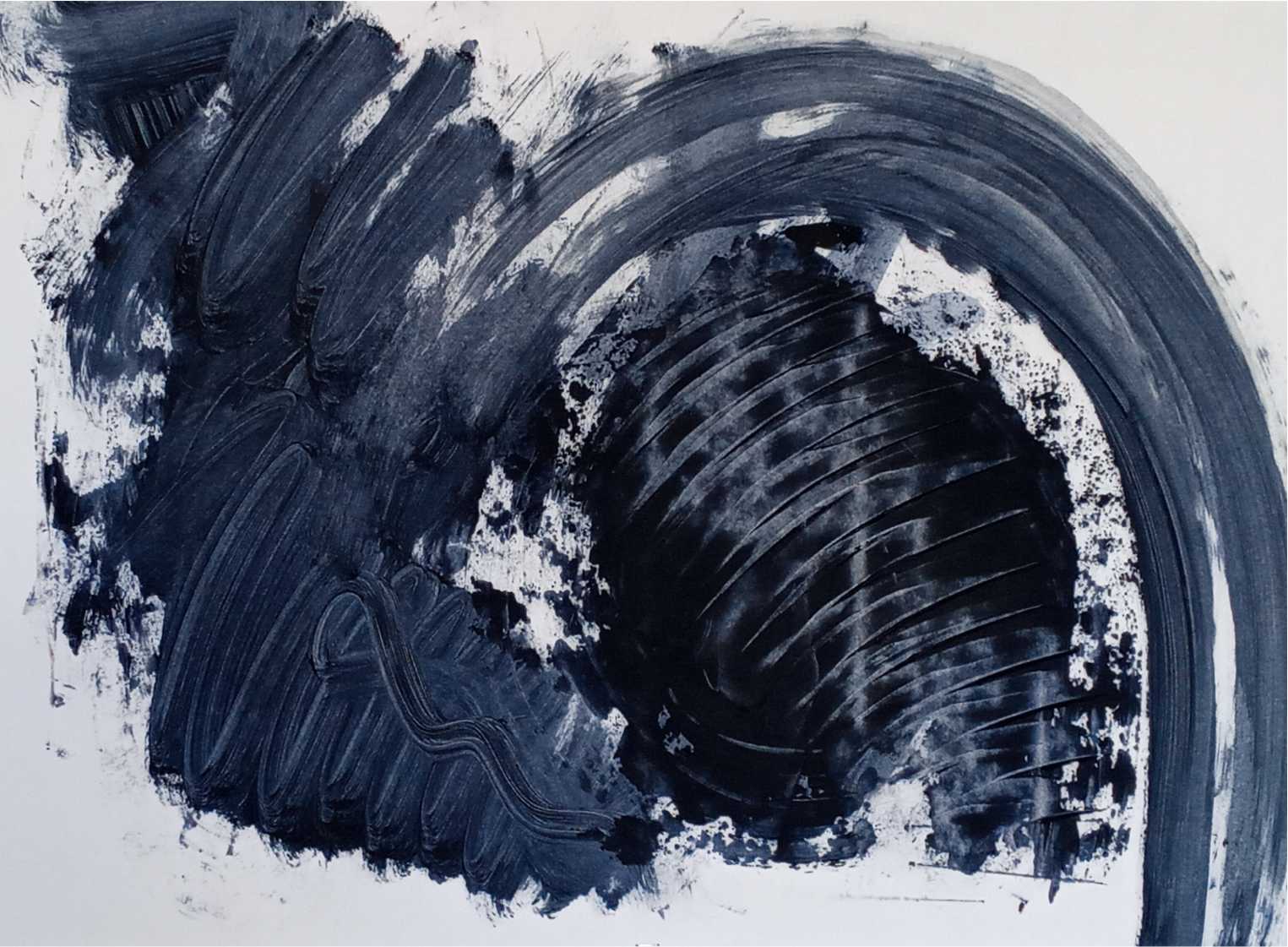 1 - Oil on cardboard