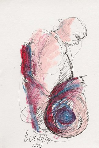 1 - Mixed technique on paper