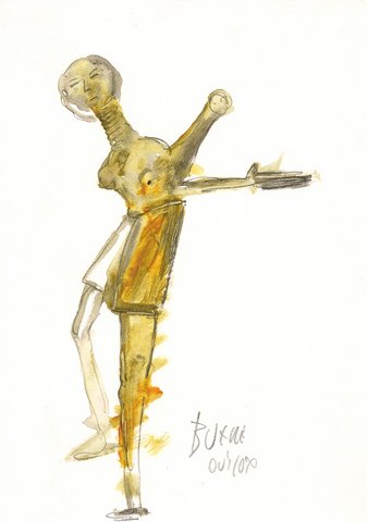 10 - Mixed technique on paper