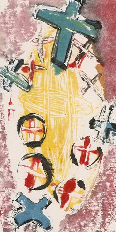 2 - Gouache on paper