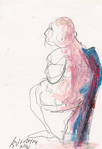 6 - Mixed technique on paper