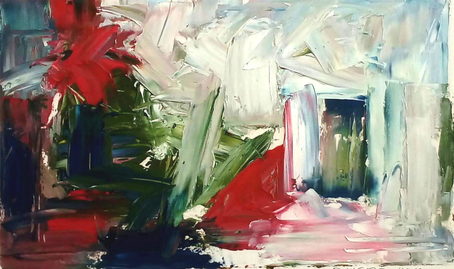 8 - Oil on cardboard paper