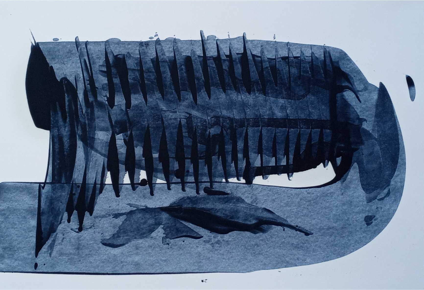 9 - Oil on cardboard