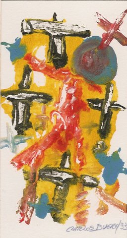 9 - Gouache on paper